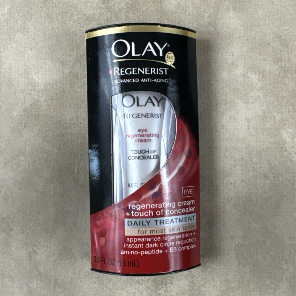 OLAY REGENERIST TOUCH OF CONCEALER EYE REGENERATING CREAM 0.5 OZ RARE LAST ONES